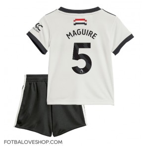 Manchester United Harry Maguire #5 Dětské Alternativní Dres 2024-25 Krátký Rukáv (+ trenýrky)