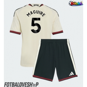 Manchester United Harry Maguire #5 Dětské Alternativní Dres 2026-27 Krátký Rukáv (+ trenýrky)