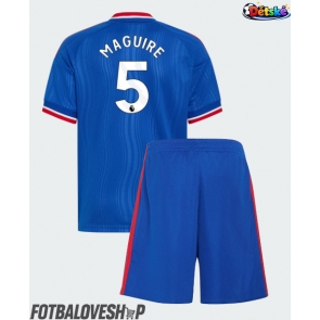 Manchester United Harry Maguire #5 Dětské Venkovní Dres 2026-27 Krátký Rukáv (+ trenýrky)