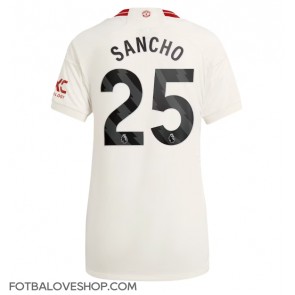 Manchester United Jadon Sancho #25 Dámské Alternativní Dres 2023-24 Krátký Rukáv