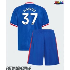 Manchester United Kobbie Mainoo #37 Dětské Venkovní Dres 2026-27 Krátký Rukáv (+ trenýrky)