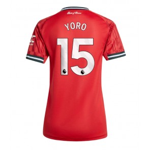 Manchester United Leny Yoro #15 Dámské Domácí Dres 2025-26 Krátký Rukáv