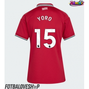 Manchester United Leny Yoro #15 Dámské Domácí Dres 2026-27 Krátký Rukáv