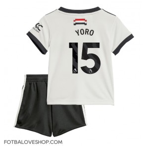 Manchester United Leny Yoro #15 Dětské Alternativní Dres 2024-25 Krátký Rukáv (+ trenýrky)