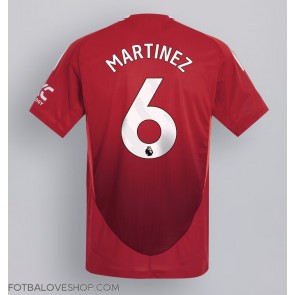 Manchester United Lisandro Martinez #6 Domácí Dres 2024-25 Krátký Rukáv