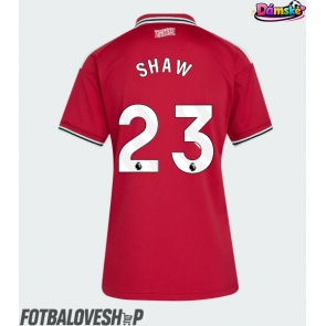 Manchester United Luke Shaw #23 Dámské Domácí Dres 2026-27 Krátký Rukáv