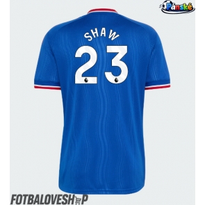 Manchester United Luke Shaw #23 Venkovní Dres 2026-27 Krátký Rukáv