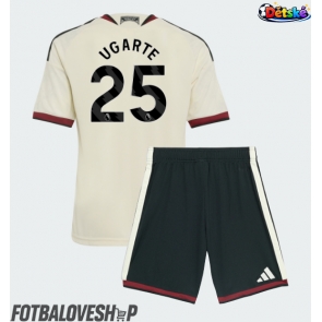 Manchester United Manuel Ugarte #25 Dětské Alternativní Dres 2026-27 Krátký Rukáv (+ trenýrky)