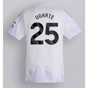 Manchester United Manuel Ugarte #25 Venkovní Dres 2025-26 Krátký Rukáv