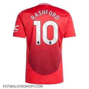 Manchester United Marcus Rashford #10 Domácí Dres 2024-25 Krátký Rukáv