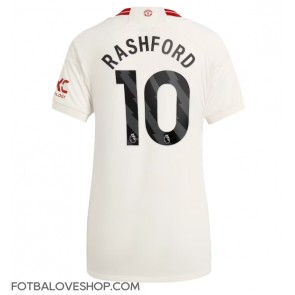 Manchester United Marcus Rashford #10 Dámské Alternativní Dres 2023-24 Krátký Rukáv