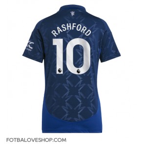 Manchester United Marcus Rashford #10 Dámské Venkovní Dres 2024-25 Krátký Rukáv