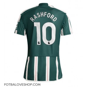 Manchester United Marcus Rashford #10 Venkovní Dres 2023-24 Krátký Rukáv