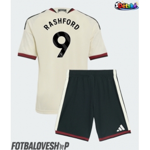 Manchester United Marcus Rashford #9 Dětské Alternativní Dres 2026-27 Krátký Rukáv (+ trenýrky)