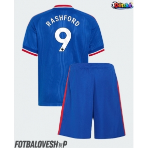 Manchester United Marcus Rashford #9 Dětské Venkovní Dres 2026-27 Krátký Rukáv (+ trenýrky)
