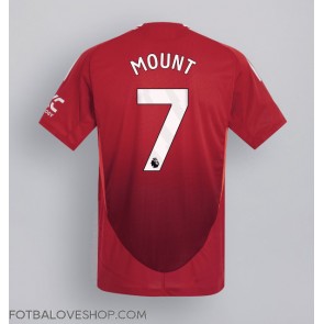 Manchester United Mason Mount #7 Domácí Dres 2024-25 Krátký Rukáv