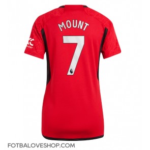 Manchester United Mason Mount #7 Dámské Domácí Dres 2023-24 Krátký Rukáv