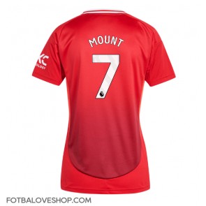 Manchester United Mason Mount #7 Dámské Domácí Dres 2024-25 Krátký Rukáv