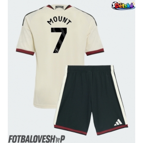 Manchester United Mason Mount #7 Dětské Alternativní Dres 2026-27 Krátký Rukáv (+ trenýrky)