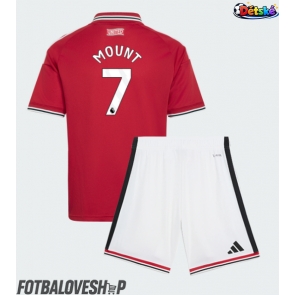 Manchester United Mason Mount #7 Dětské Domácí Dres 2026-27 Krátký Rukáv (+ trenýrky)