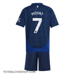 Manchester United Mason Mount #7 Dětské Venkovní Dres 2024-25 Krátký Rukáv (+ trenýrky)