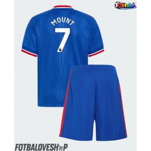 Manchester United Mason Mount #7 Dětské Venkovní Dres 2026-27 Krátký Rukáv (+ trenýrky)
