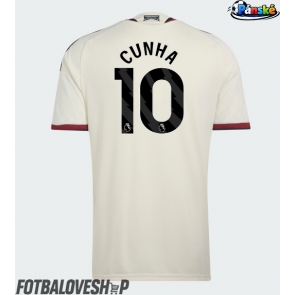 Manchester United Matheus Cunha #10 Alternativní Dres 2026-27 Krátký Rukáv
