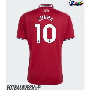 Manchester United Matheus Cunha #10 Domácí Dres 2026-27 Krátký Rukáv