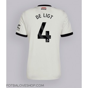 Manchester United Matthijs de Ligt #4 Alternativní Dres 2024-25 Krátký Rukáv