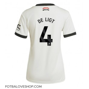 Manchester United Matthijs de Ligt #4 Dámské Alternativní Dres 2024-25 Krátký Rukáv
