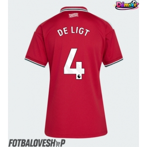 Manchester United Matthijs de Ligt #4 Dámské Domácí Dres 2026-27 Krátký Rukáv