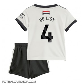 Manchester United Matthijs de Ligt #4 Dětské Alternativní Dres 2024-25 Krátký Rukáv (+ trenýrky)