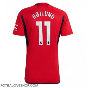Manchester United Rasmus Hojlund #11 Domácí Dres 2023-24 Krátký Rukáv