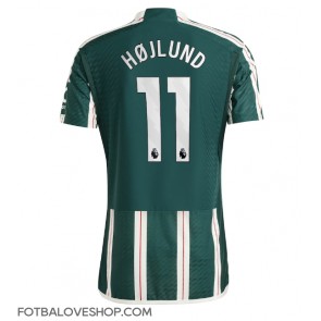 Manchester United Rasmus Hojlund #11 Venkovní Dres 2023-24 Krátký Rukáv