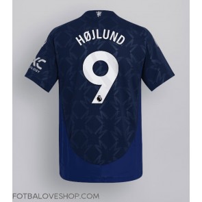Manchester United Rasmus Hojlund #9 Venkovní Dres 2024-25 Krátký Rukáv