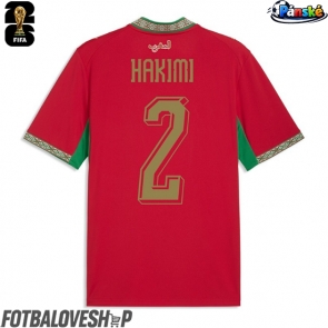 Maroko Achraf Hakimi #2 Domácí Dres MS 2026 Krátký Rukáv