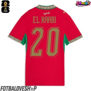 Maroko Ayoub El Kaabi #20 Dámské Domácí Dres MS 2026 Krátký Rukáv