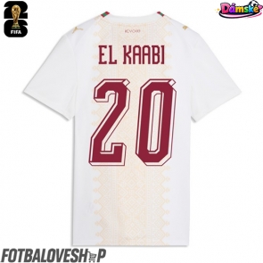 Maroko Ayoub El Kaabi #20 Dámské Venkovní Dres MS 2026 Krátký Rukáv