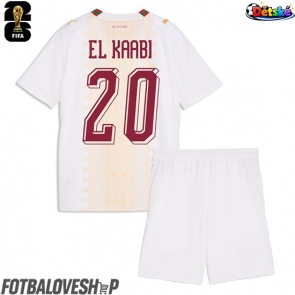 Maroko Ayoub El Kaabi #20 Dětské Venkovní Dres MS 2026 Krátký Rukáv (+ trenýrky)