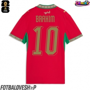 Maroko Brahim Diaz #10 Dámské Domácí Dres MS 2026 Krátký Rukáv