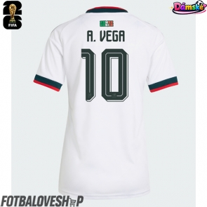 Mexiko Alexis Vega #10 Dámské Venkovní Dres MS 2026 Krátký Rukáv