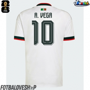 Mexiko Alexis Vega #10 Venkovní Dres MS 2026 Krátký Rukáv
