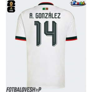 Mexiko Armando Gonzalez #14 Venkovní Dres MS 2026 Krátký Rukáv