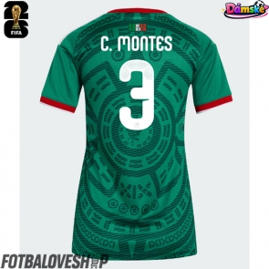 Mexiko Cesar Montes #3 Dámské Domácí Dres MS 2026 Krátký Rukáv