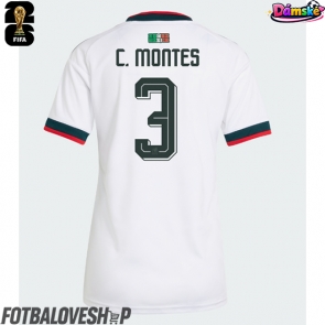 Mexiko Cesar Montes #3 Dámské Venkovní Dres MS 2026 Krátký Rukáv