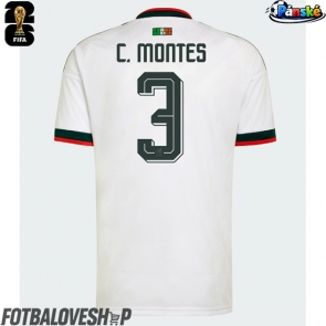 Mexiko Cesar Montes #3 Venkovní Dres MS 2026 Krátký Rukáv