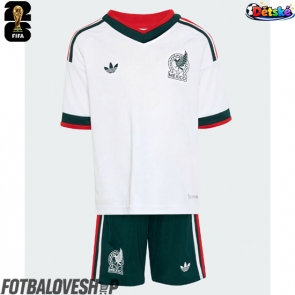 Mexiko Dětské Venkovní Dres MS 2026 Krátký Rukáv (+ trenýrky)