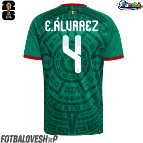 Mexiko Edson Alvarez #4 Domácí Dres MS 2026 Krátký Rukáv