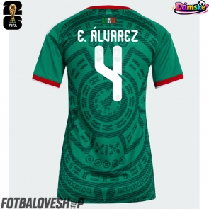 Mexiko Edson Alvarez #4 Dámské Domácí Dres MS 2026 Krátký Rukáv