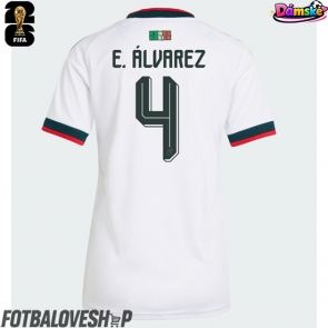 Mexiko Edson Alvarez #4 Dámské Venkovní Dres MS 2026 Krátký Rukáv